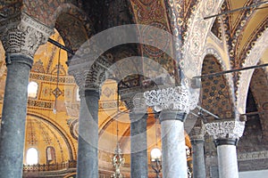 View of the Hagia Sophia museum in Istanbul Turkey. Santa Sofia. Ayasofya photo